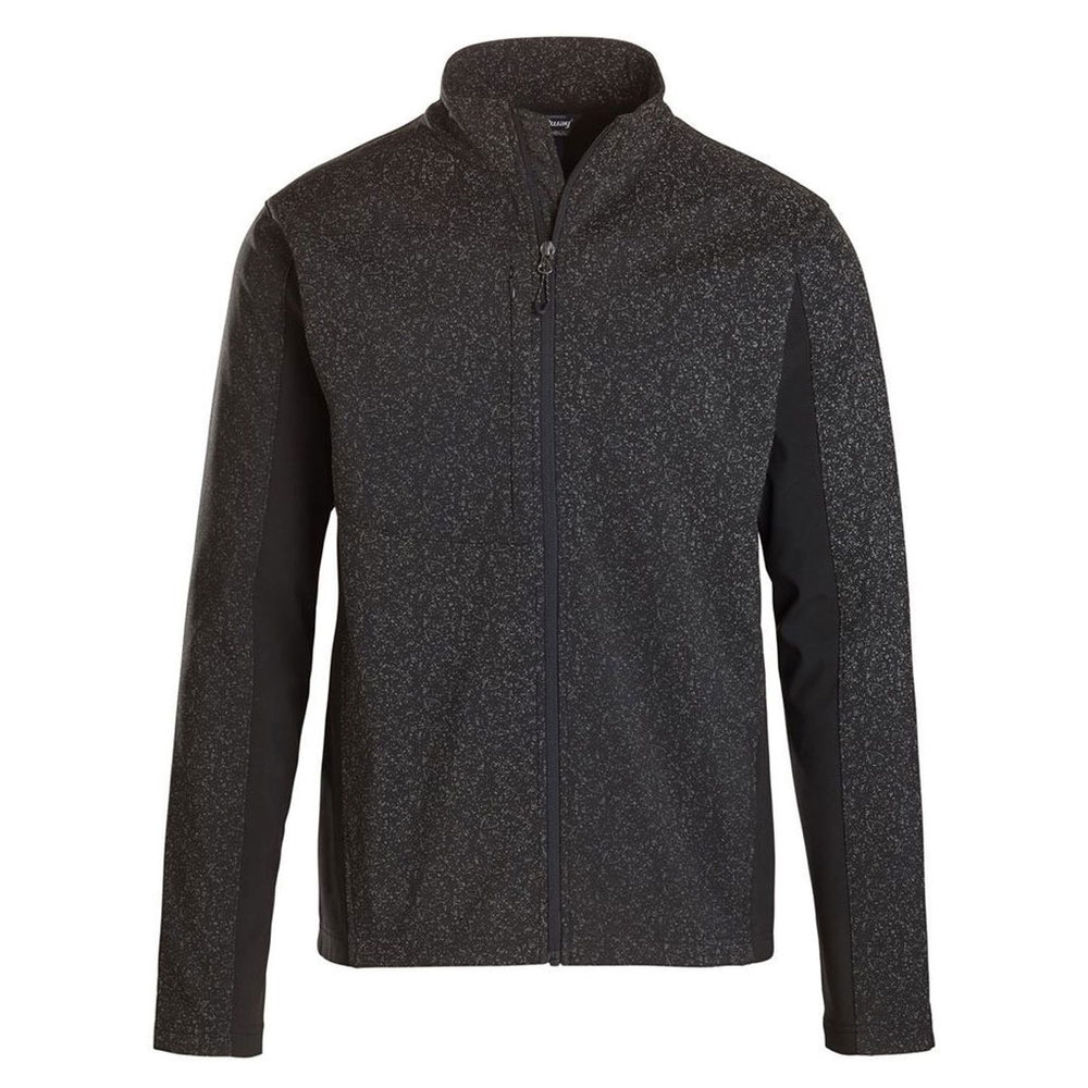 Speckled Black Reflective Utility Jacket